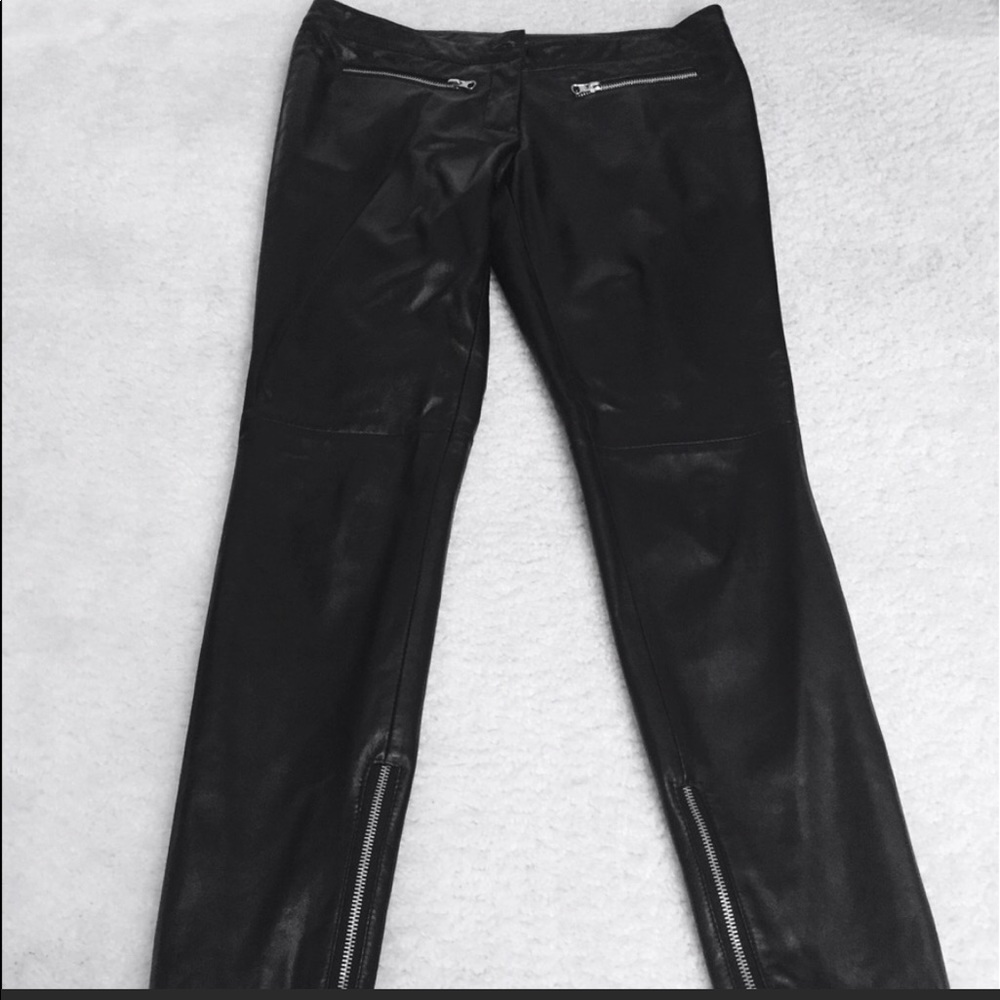 Custom made genuine leather pants/ leggings